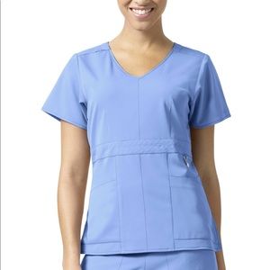 Vera Bradley Light Blue Quilted Scrub Set